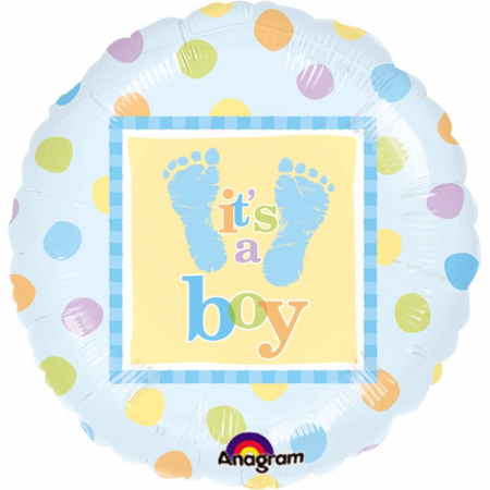 Botez Baietel - Balon Folie It`s A Boy 45 cm 1 buc DB111056-01