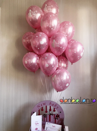 Buchete de Baloane - Buchet 15 baloane It-s a girl DBB14515