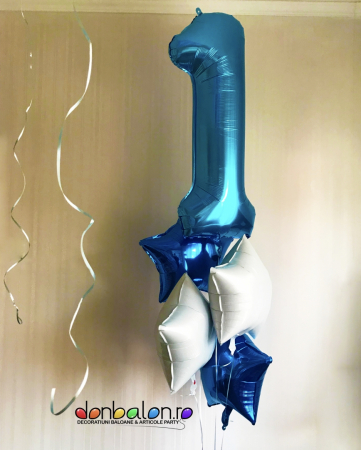 Buchete de Baloane - Buchet 1st Birthday star DBB28273