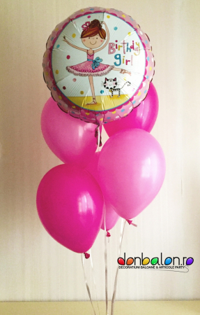 Buchete de Baloane - Buchet Birthday Girl DBB50542
