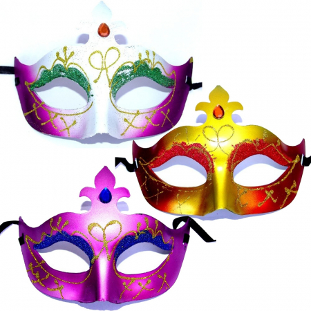 Masca venetiana pentru petrecere diverse modele 1 buc DBSMFITC36  [0]