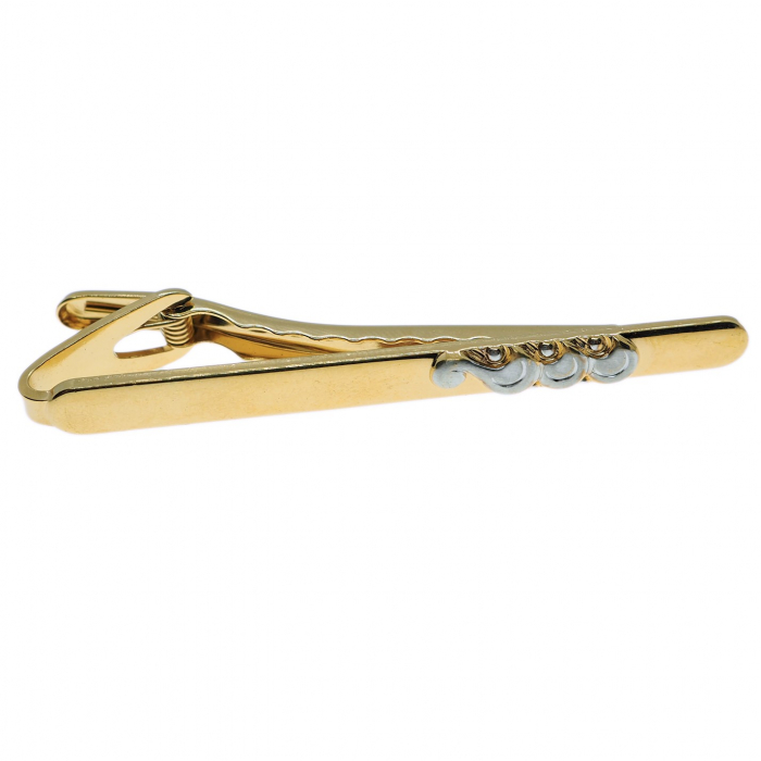 Ac cravata Dras galvanizat si model mat partial aurit 11127 [1]