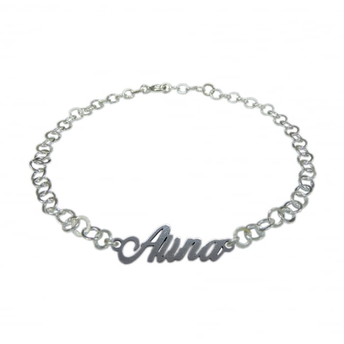 Bratara argint personalizata nume Alina argint reglabila 9417380 Dras [1]
