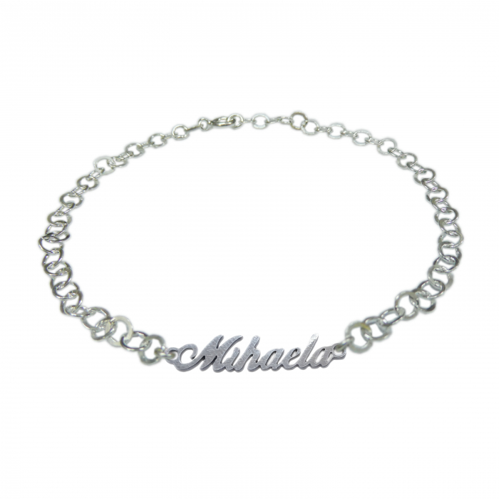 Bratara argint personalizata nume Andra argint reglabila 9440380 Dras [1]