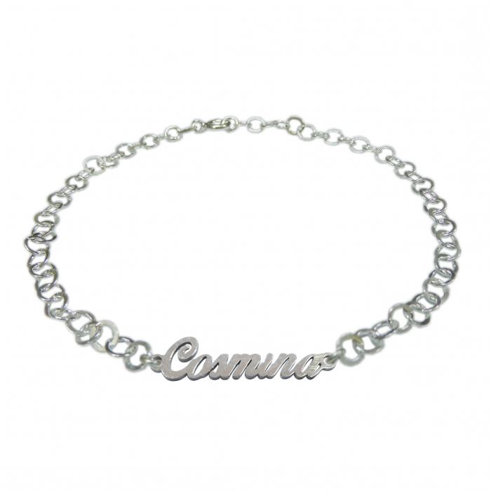 Bratara argint personalizata nume Cosmina argint reglabila 9460380 Dras [1]
