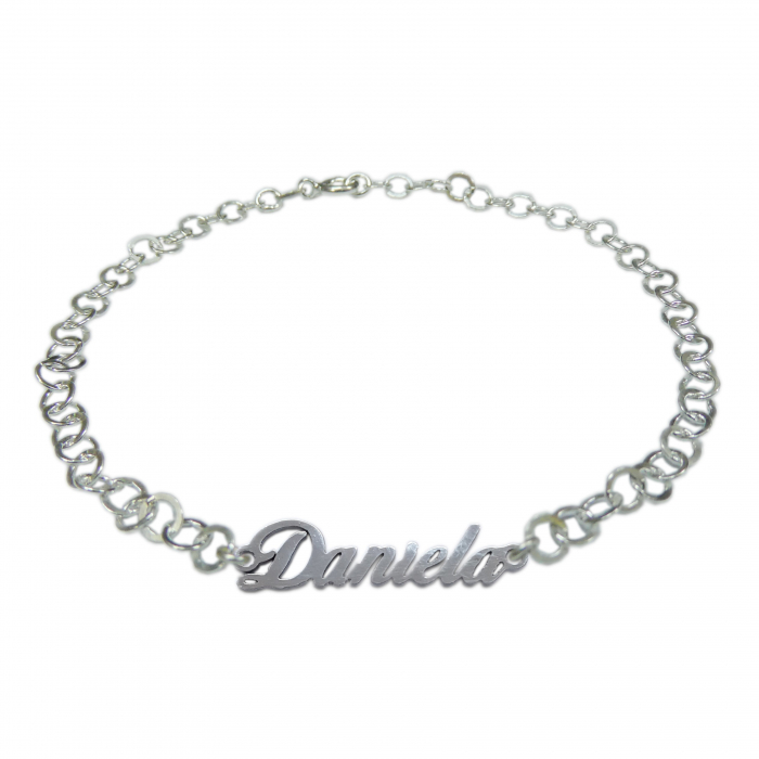 Bratara argint personalizata nume Daniela argint reglabila 9449380 Dras [1]