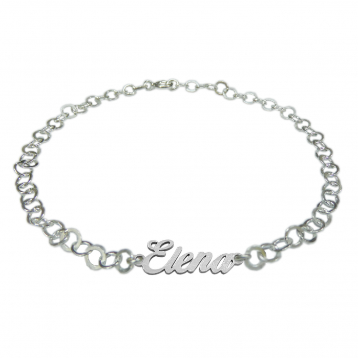 Bratara argint personalizata nume Elena argint reglabila 9428380 Dras [1]