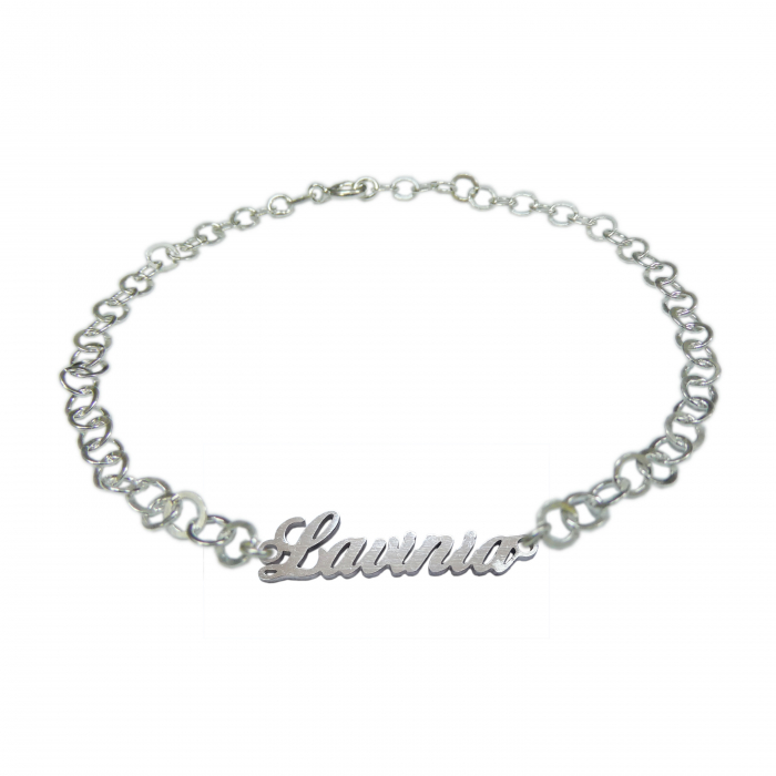 Bratara argint personalizata nume Lavinia argint reglabila 9463380 Dras [1]