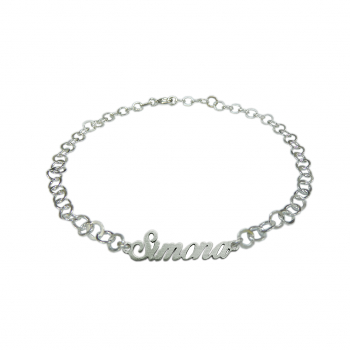 Bratara argint personalizata nume Simona argint reglabila 9406380 Dras [1]