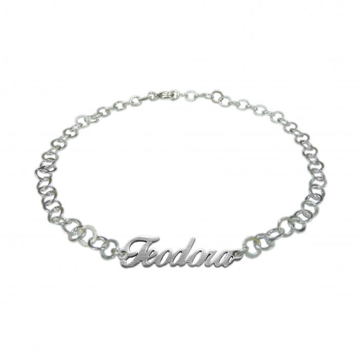 Bratara argint personalizata nume Teodora argint reglabila 9422380 Dras [1]