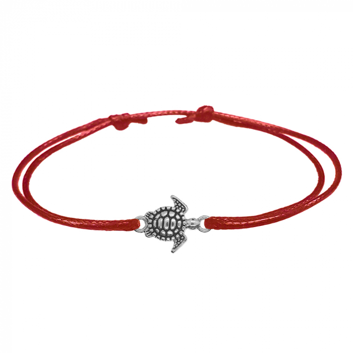 Martisor Bratara snur rosu personalizata Broasca testoasa argint 10193120 Dras [1]