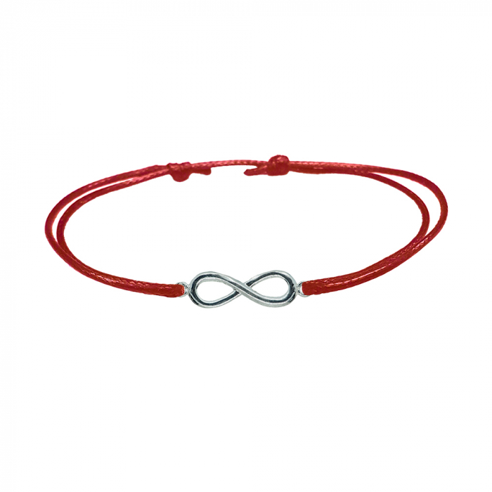 Bratara snur rosu personalizata Infinit argint 9393120 Dras [1]