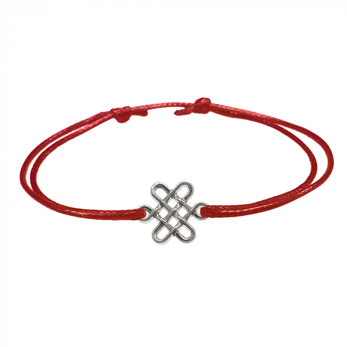 Martisor Bratara snur rosu personalizata Motiv celtic argint 10095200 Dras [1]