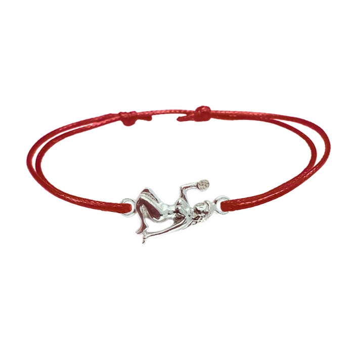 Bratara snur rosu personalizata zodie Fecioara zodiac european argint 9236120 Dras [1]