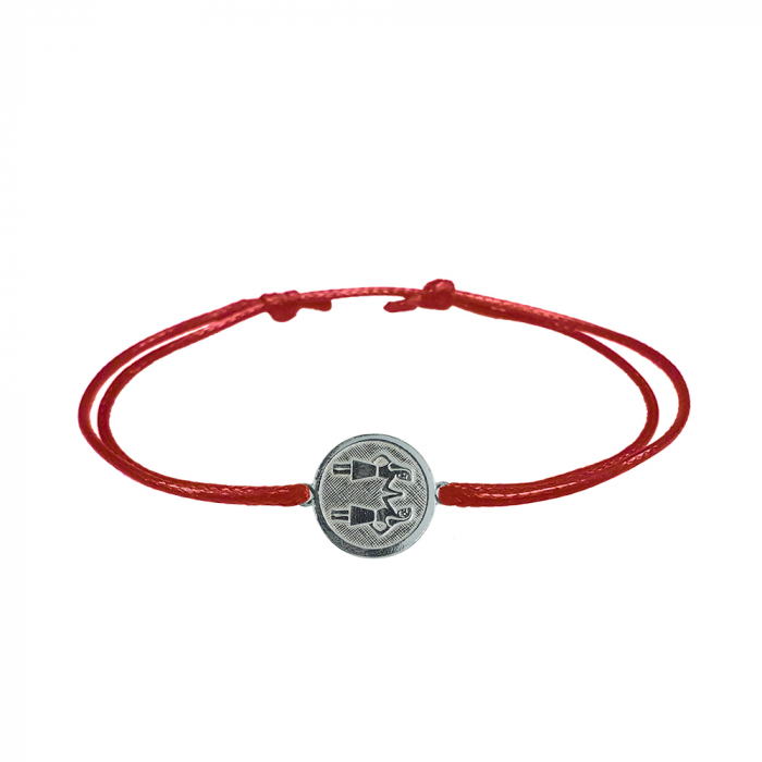 Bratara snur rosu personalizata zodie Gemeni zodiac european argint 4201200 Dras [1]