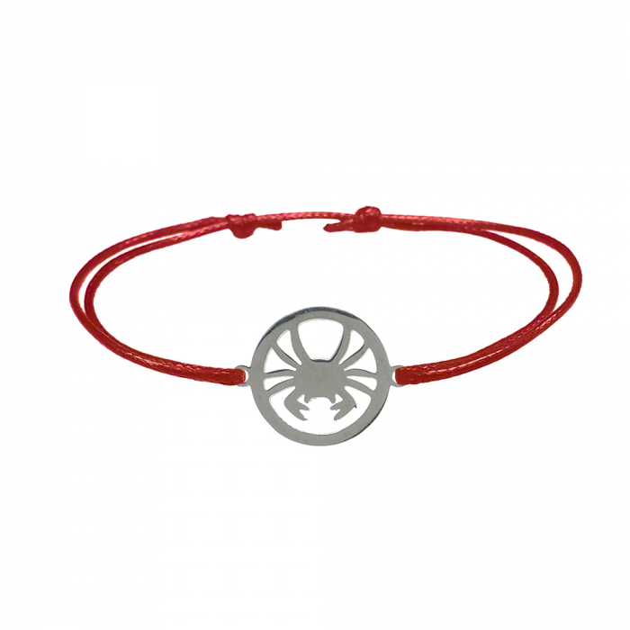 Bratara snur rosu personalizata zodie Rac argint zodiac european 9777160 Dras [1]