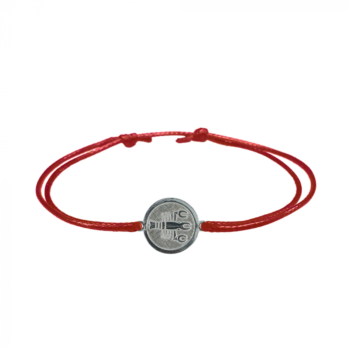 Bratara snur rosu personalizata zodie Rac zodiac european argint 4201200 Dras [1]