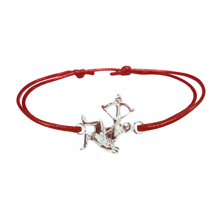 Bratara snur rosu personalizata zodie Sagetator zodiac european argint 9238135 Dras [1]