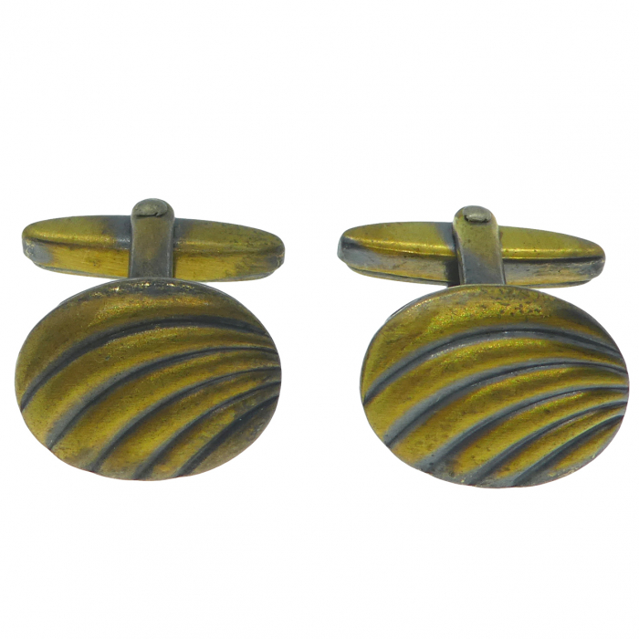 Butoni camasa manseta galvanizati si patinati mecanism arc model 14202 Dras [1]