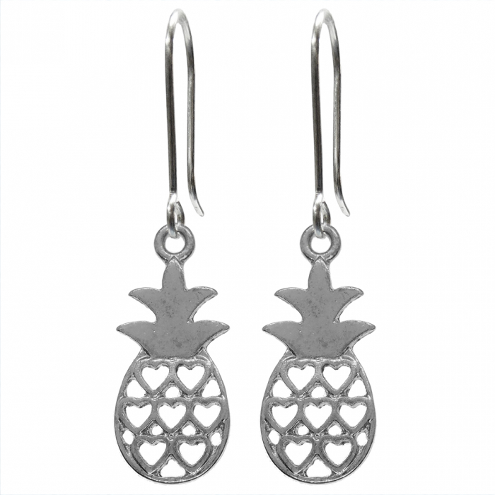 Cercei argint Ananas Inimioare 9988390 Dras [1]
