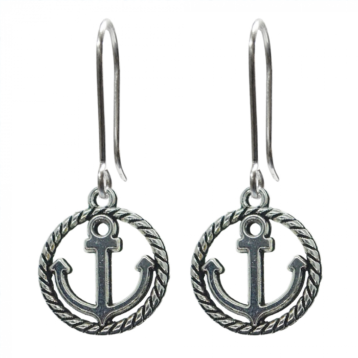 Cercei argint Ancora 9596390 Dras [1]