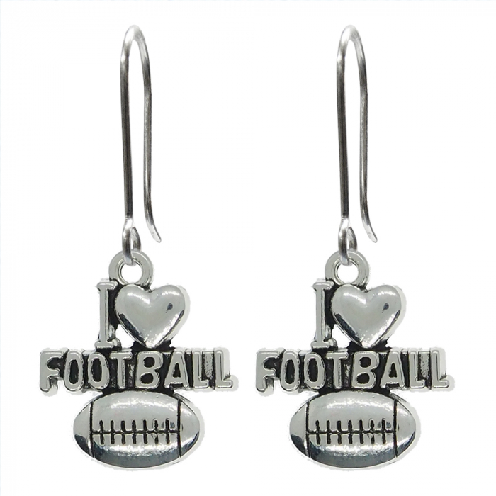 Cercei argint I love football 9906590 Dras [1]