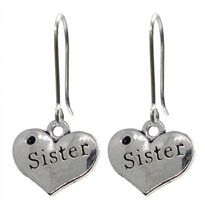 Cercei argint Inimioara sister 9564650 Dras [1]