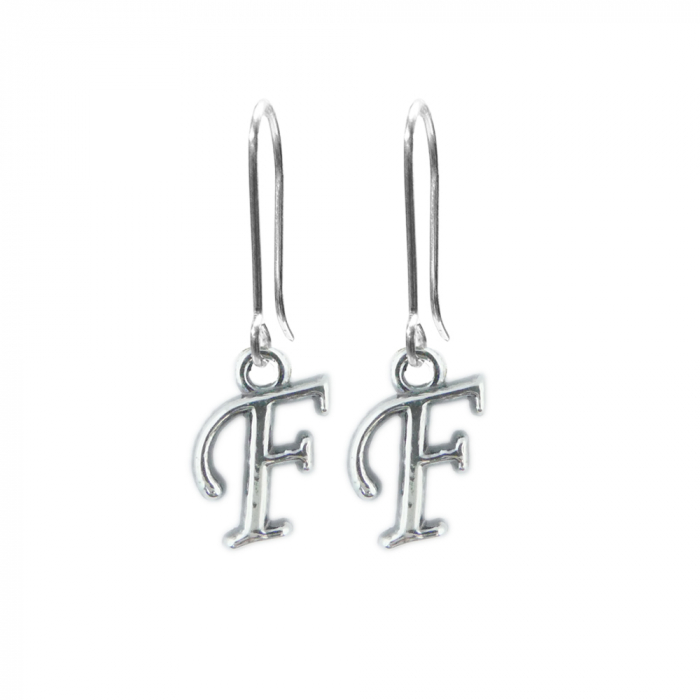 Cercei argint Litera F 9218250 Dras [1]