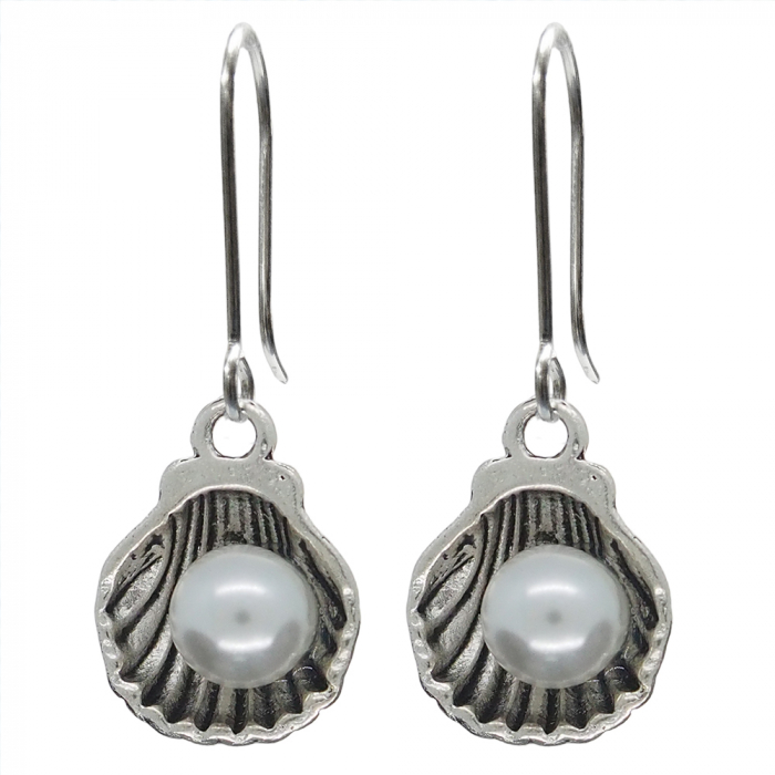 Cercei argint Scoica perla 9872610 Dras [1]