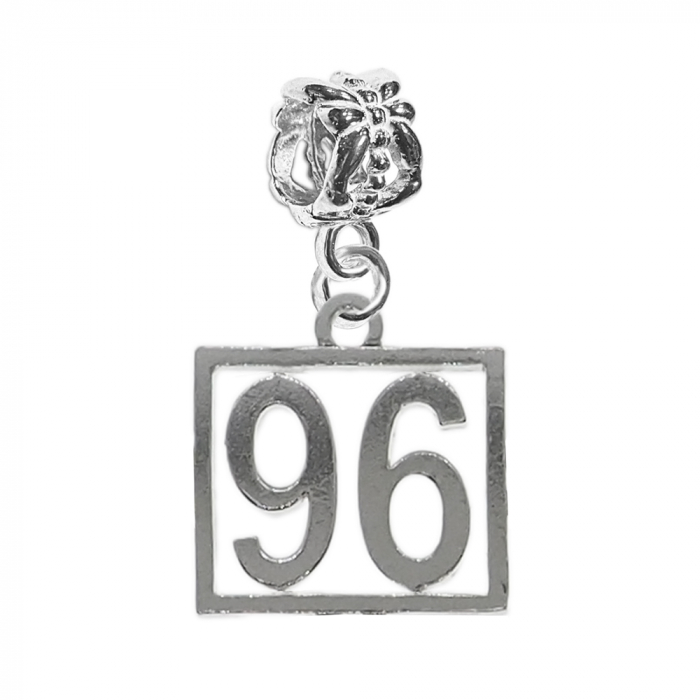 Charm argint Cifra 96 numar norocos cifre aniversare 10249_6360 Dras [1]