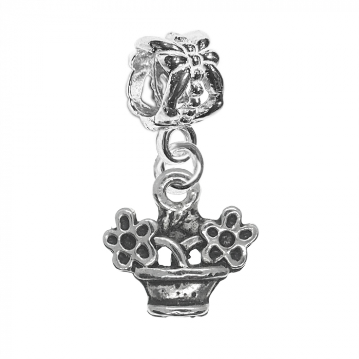 Charm argint Cos flori 9999240 Dras [1]