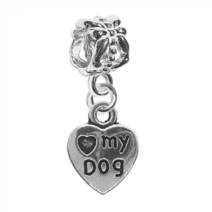 Charm argint Inima Love my dog 9287290 Dras [1]
