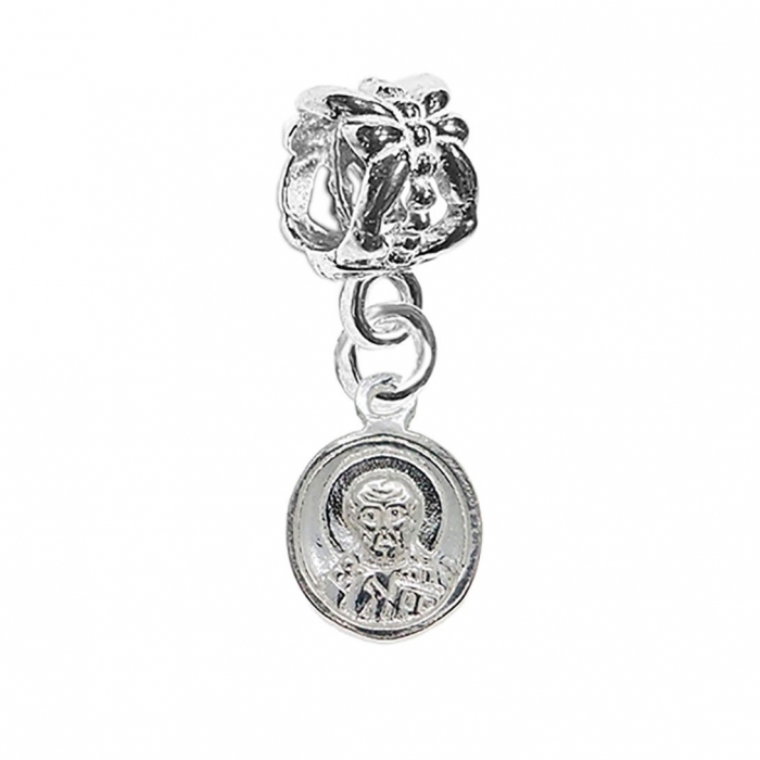 Charm argint medalion Sfantul Ierarh Nicolae 4551200 Dras [1]