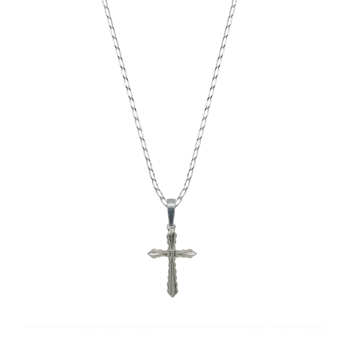 Lantisor argint personalizat cruciulita argint 4113FIG01270 Dras [1]