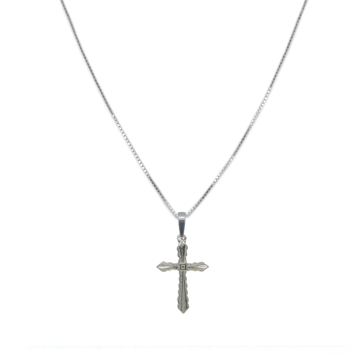 Lantisor argint personalizat cruciulita argint 4113VEN300 Dras [1]