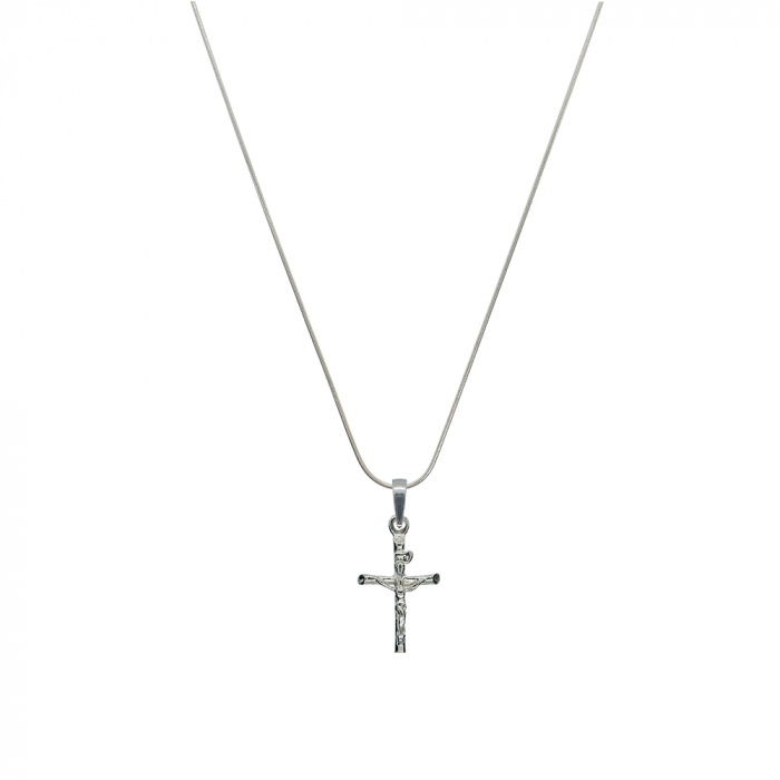 Lantisor argint personalizat cruciulita argint 4139SCH410 Dras [1]