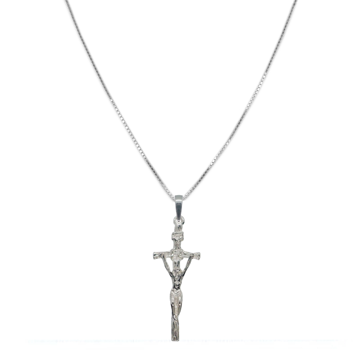Lantisor argint personalizat cruciulita argint 4149VEN375 Dras [1]