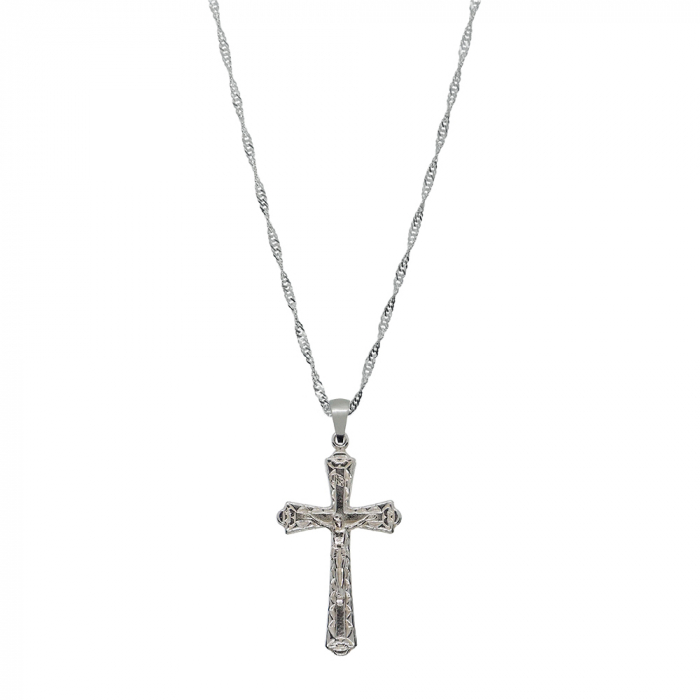 Lantisor argint personalizat cruciulita argint 4159SING925 Dras [1]