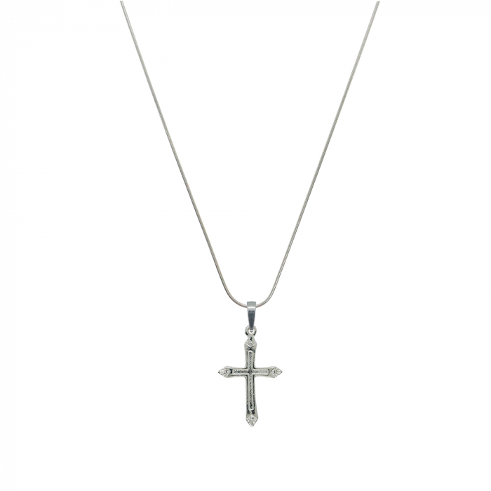 Lantisor argint personalizat cruciulita argint 4173SCH405 Dras [1]