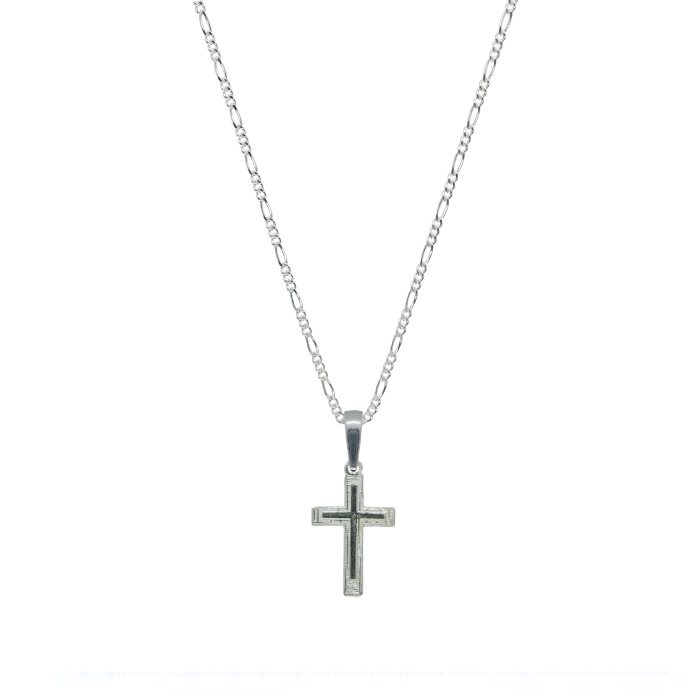 Lantisor argint personalizat cruciulita argint 4182FIG31330 Dras [1]