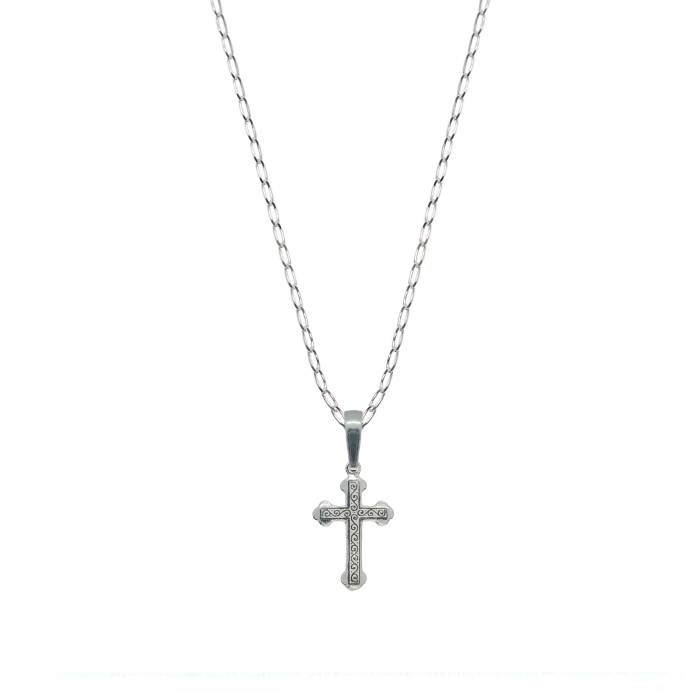 Lantisor argint personalizat cruciulita argint 4183FIG01285 Dras [1]