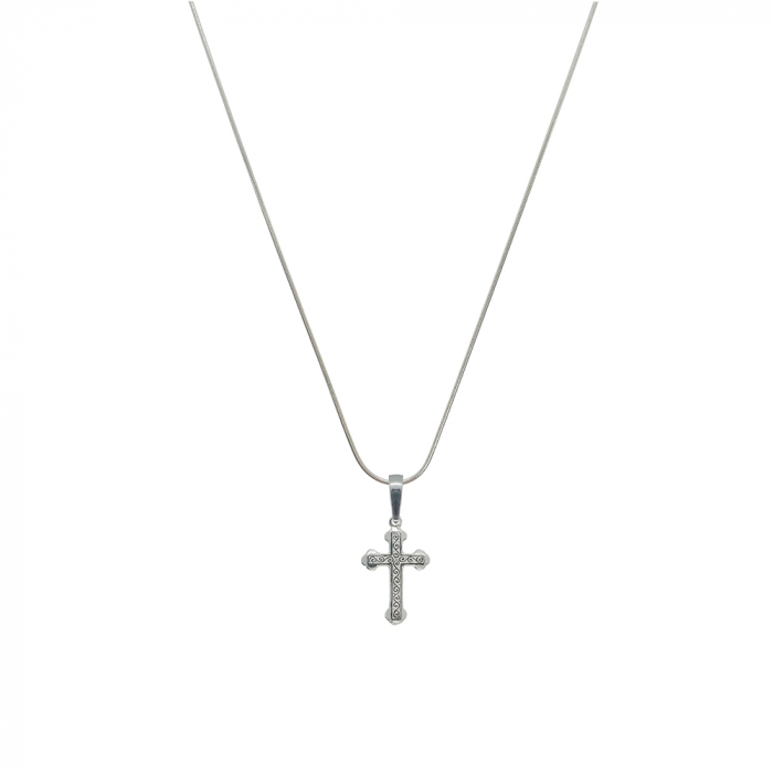 Lantisor argint personalizat cruciulita argint 4183SCH395 Dras [1]