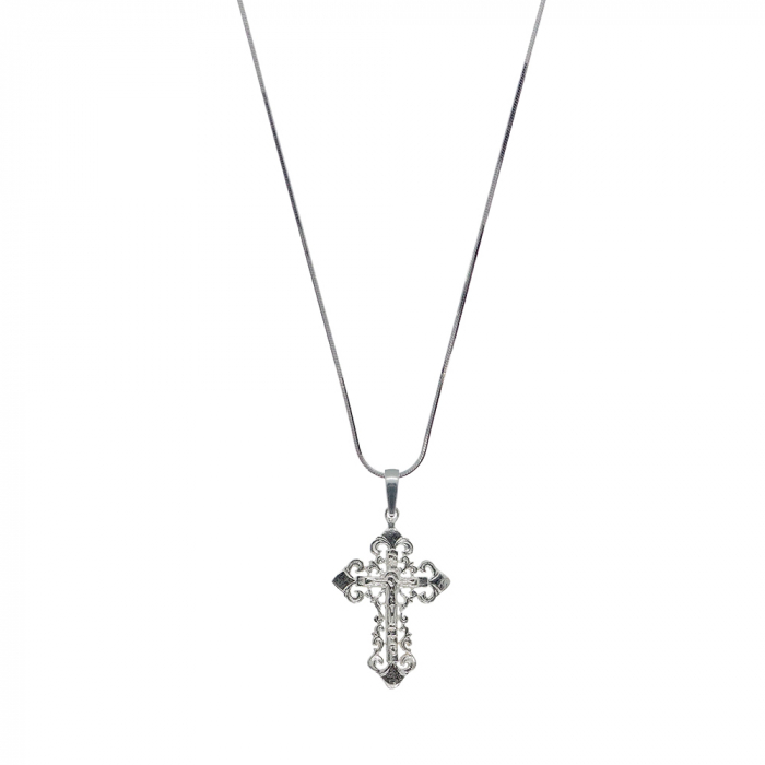 Lantisor argint personalizat cruciulita argint 4212SCHD445 Dras [1]