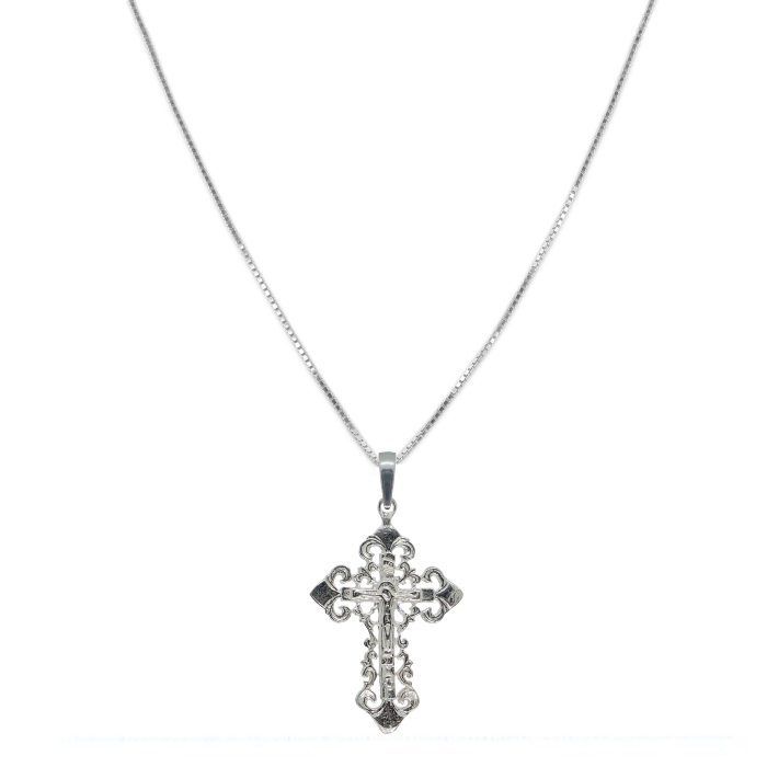 Lantisor argint personalizat cruciulita argint 4212VEN415 Dras [1]
