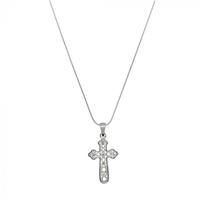Lantisor argint personalizat cruciulita argint 4222SCH510 Dras [1]