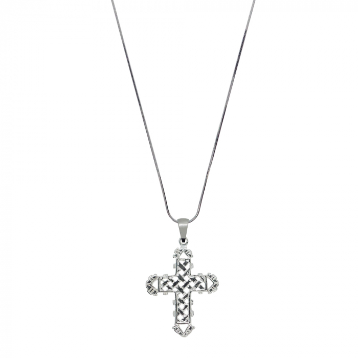 Lantisor argint personalizat cruciulita argint 4224SCHD580 Dras [1]