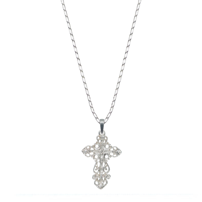 Lantisor argint personalizat cruciulita argint 4225FIG335 Dras [1]