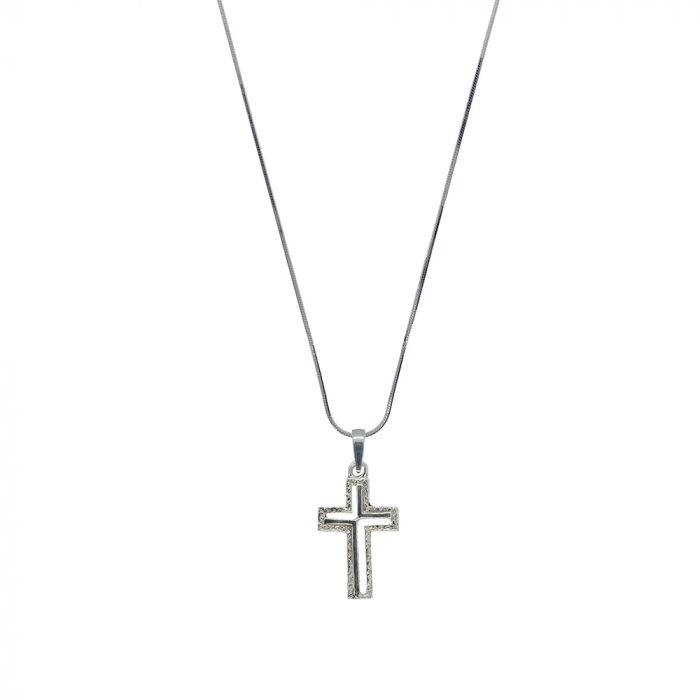 Lantisor argint personalizat cruciulita argint 4230SCHD430 Dras [1]