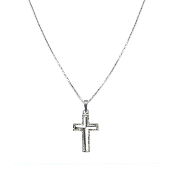 Lantisor argint personalizat cruciulita argint 4230VEN350 Dras [1]