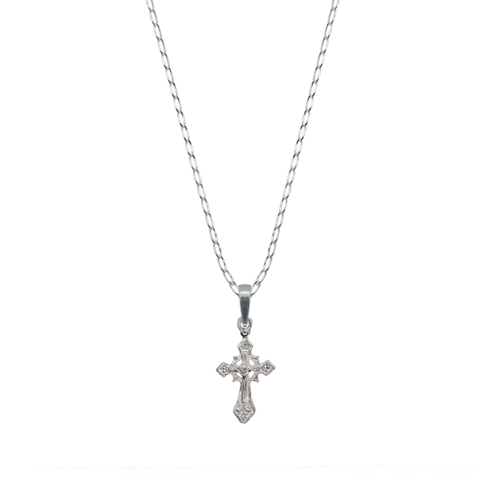Lantisor argint personalizat cruciulita argint 4236FIG01270 Dras [1]